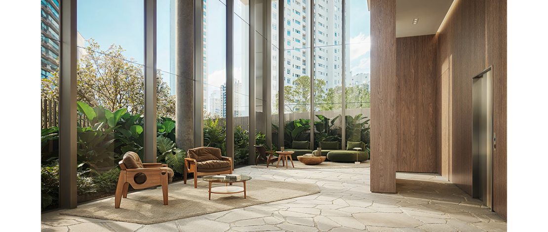 Perspectiva Ilustrada do Lobby