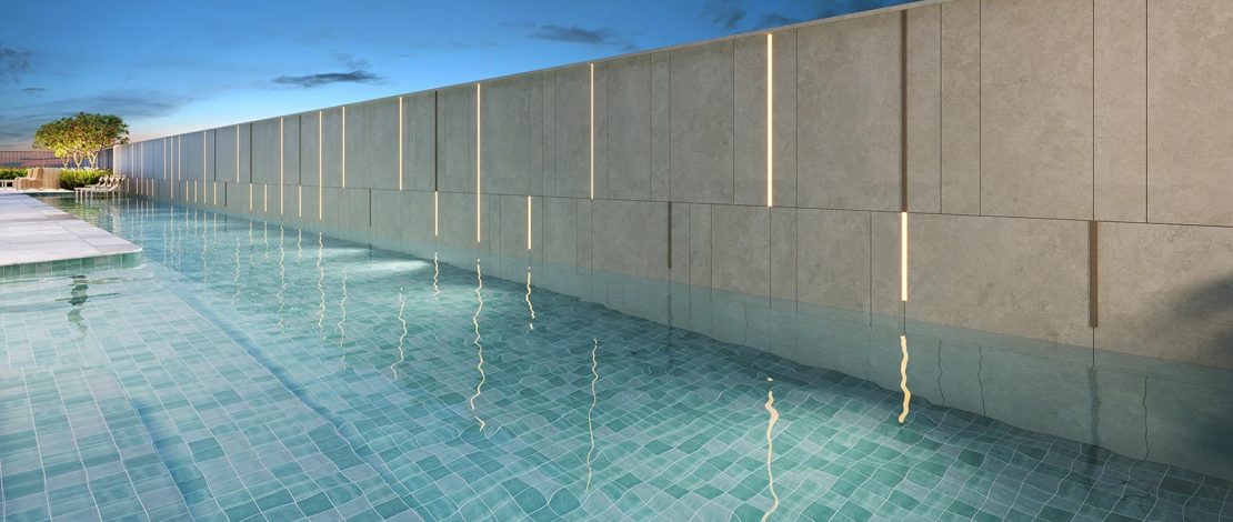 Perspectiva Ilustrada da Piscina