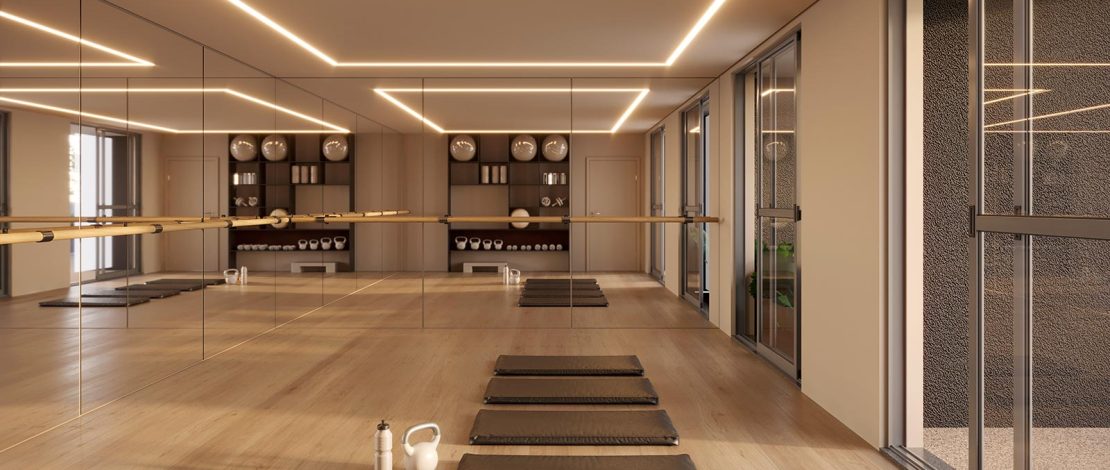 Perspectiva Ilustrada do Fitness Multiuso