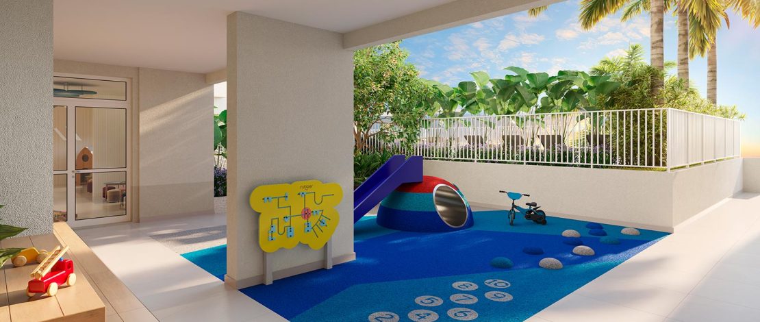 Perspectiva ilustrada do playground