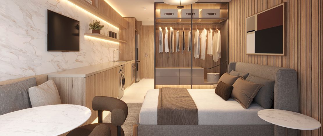 Studio de 24m²