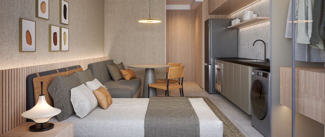Studio de 24m²